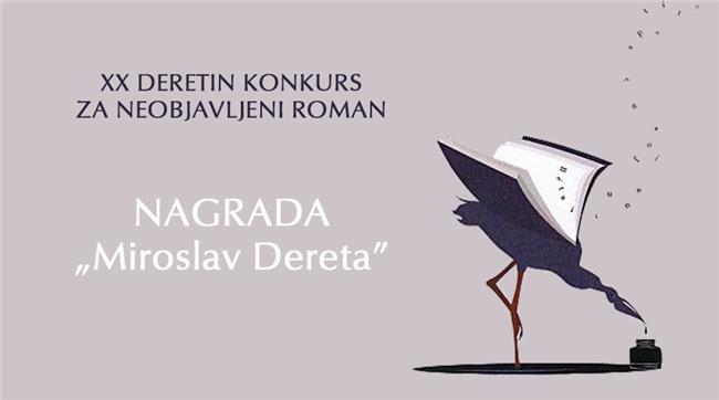 XX Deretin konkurs za neobjavljeni roman - uži izbor